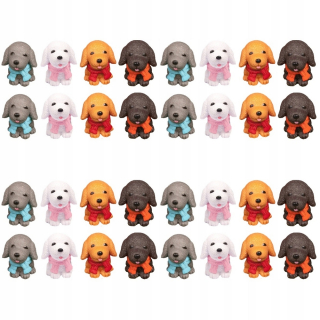 Dekorácia do záhrady - Cupcake Topper Puppy Model Model psí hračky deti 32 ks