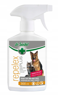 Repelent, plašič pre zvieratá - Dr Seidel Repelex Plus Dyerver Dogs Cats 300 ml