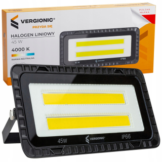 Záhradné halogény - Halogénové LED stavebná lampa LAMPIVER 45W Pracuje veľa