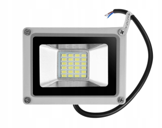 Záhradné halogény - Halogén 20W LED Fairker 12V / 24 V Cold Spotlight 10W Flat