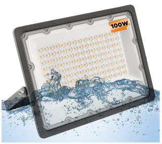 Záhradné halogény - Halogénové LED podsvietenie reflektor 100 W externé vodotesné IP65 Premium