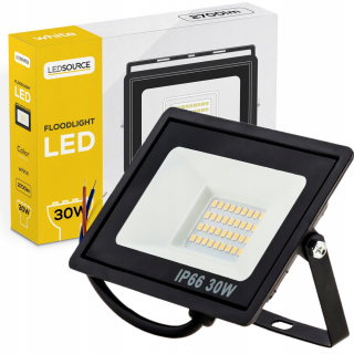 Záhradné halogény - Halogénová lampa LAD LED 30W 2700LM IP66 Slim