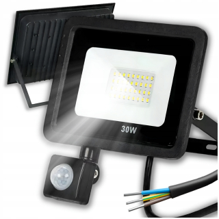 Záhradné halogény - Halogénové lampa LED LED snímač pohybu 30 W