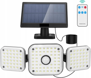 Záhradné halogény - Halogénové solárne 112led 15 W snímač pohybu