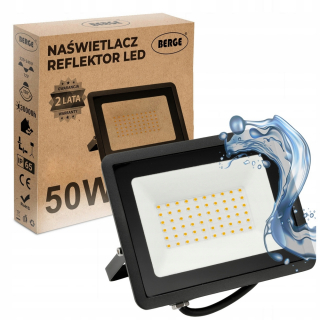 Záhradné halogény - Halogénový LED reflektor 50W = 300W IP65 Premium