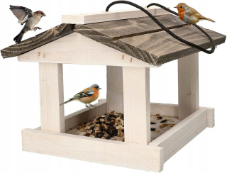 Bird Feeder Booth House Drevené jedlo 0,5
