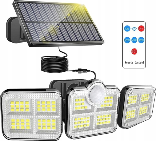 Uličná lampa - Slnečná lampa s LED snímačom dusk