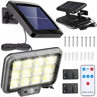Uličná lampa - Solárna lampa s ulicou snímača motorového snímača