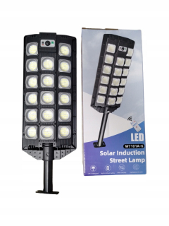 Uličná lampa - LED pouličná lampa 1000 W solárna lucerna s diaľkovým ovládaním W7100B-6