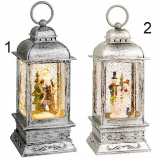 Vedená lucerna s Mikołajom 15,5x11x24cm
