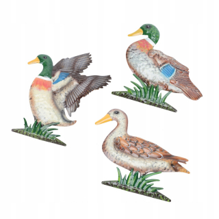 Kovová kačica ozdoba Duck Garden dekorácie