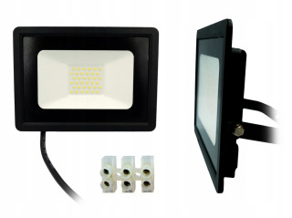Záhradné halogény - Halogen LED FLOODLIGHT 30W 2400lm STUDENÁ BIELA