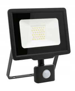 Záhradné halogény - Halogény LED 30 W PIR 4000K Halogénové LED reflektor