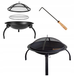 Gril na drevené uhlie - Záhradný gril Barbi Bonfire 56 cm veľký