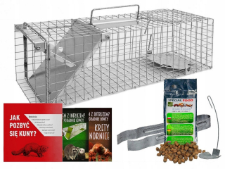 Repelent, plašič pre zvieratá - Lagen Livestock Trap na Marten myši myši hlodavce 50x17x20 Freebies
