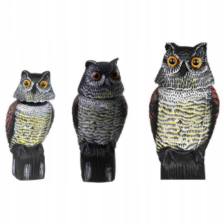 Realistická sova Daunter Garden Officer Distorce Garden Owl