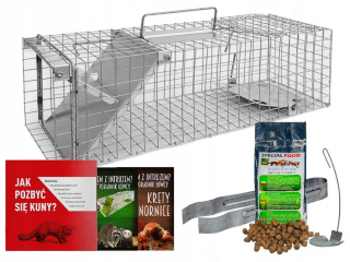 Repelent, plašič pre zvieratá - Żywołapka bolesť pre matematické potkany Myši hlodavce 50x17x20 + Freebies